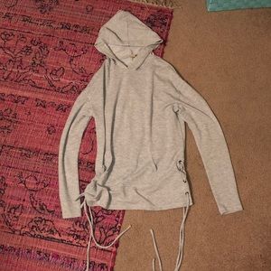 Mossimo lace up hoodie XS